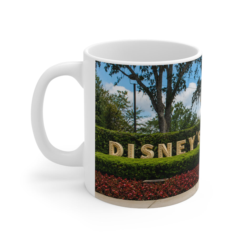 Disney Boardwalk Entrance Photo Ceramic Mug — 11oz & 15oz Coffee Cup