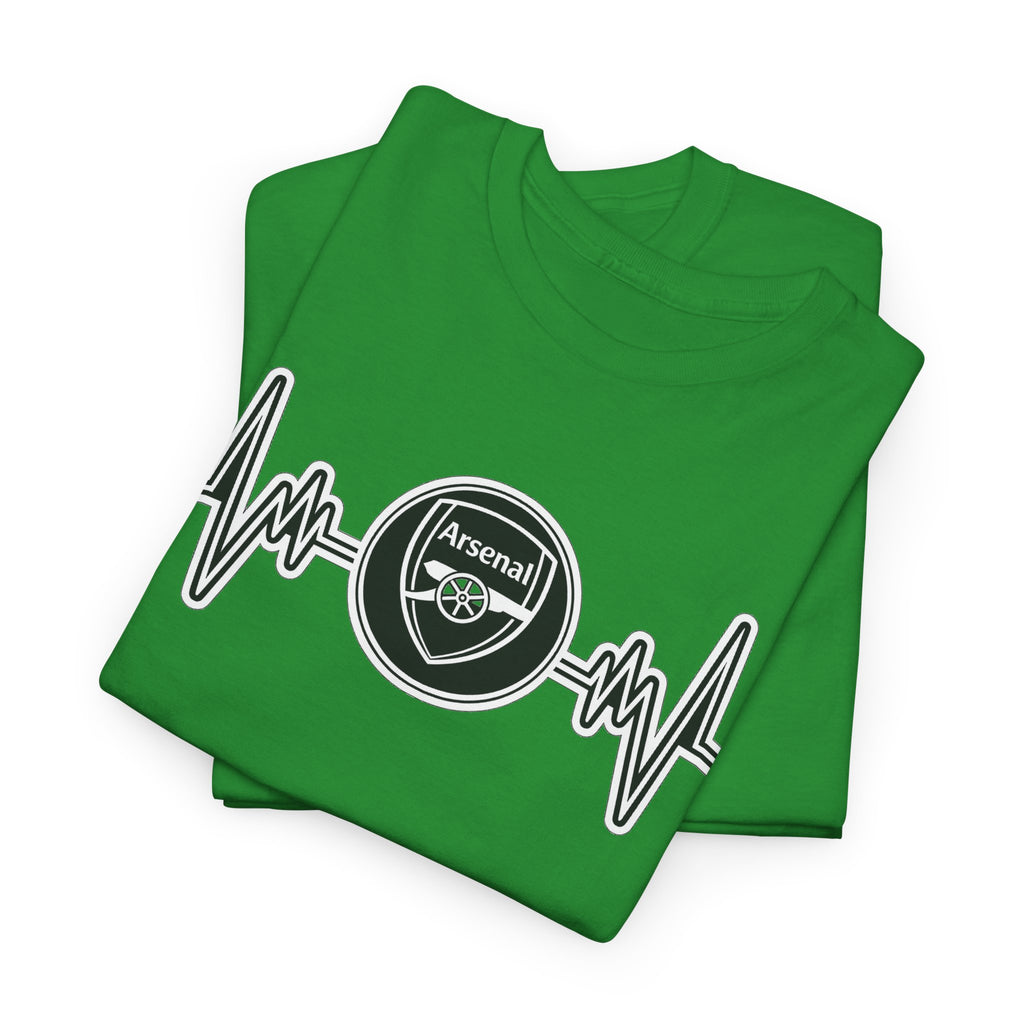Arsenal Heartbeat T-Shirt — Premier League Fans’ Cotton Tee