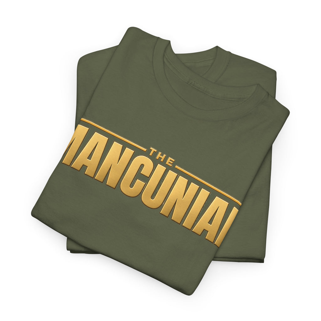 Mancunian Gold Logo Cotton T‑Shirt