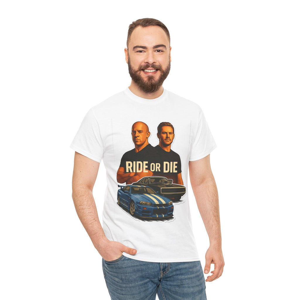 Ride or Die Street Racing Graphic Cotton Tee