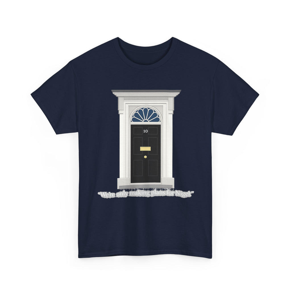 Doorway Graphic Tee — 'With Only a Knocking, who will be Might?' Black T‑Shirt