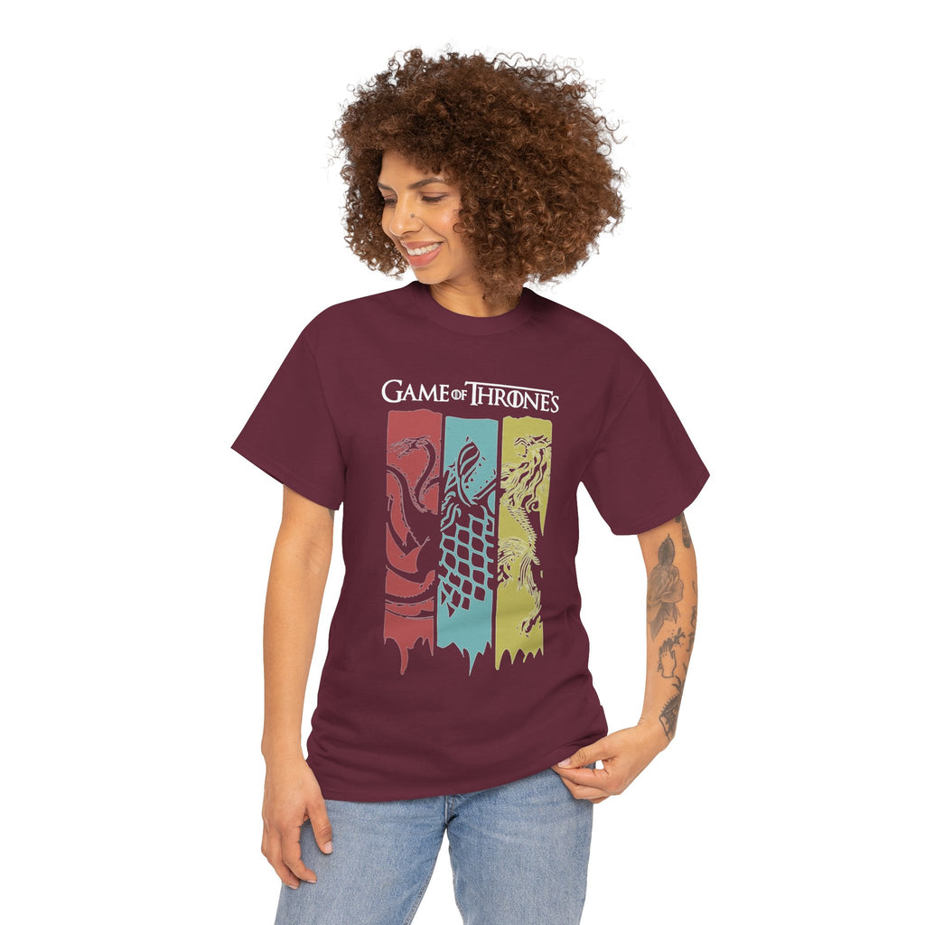 Game of Thrones House Sigils T-Shirt — Stark Lannister Tully Banner Tee