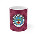 Manchester City Retro Kit / Badge Ceramic Coffee Mug — 11oz & 15oz Fan Gift