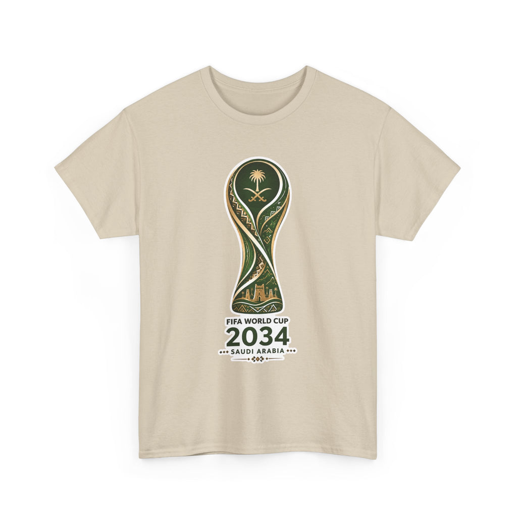 2034 FIFA World Cup Qatar 2034 Trophy Cotton T‑Shirt