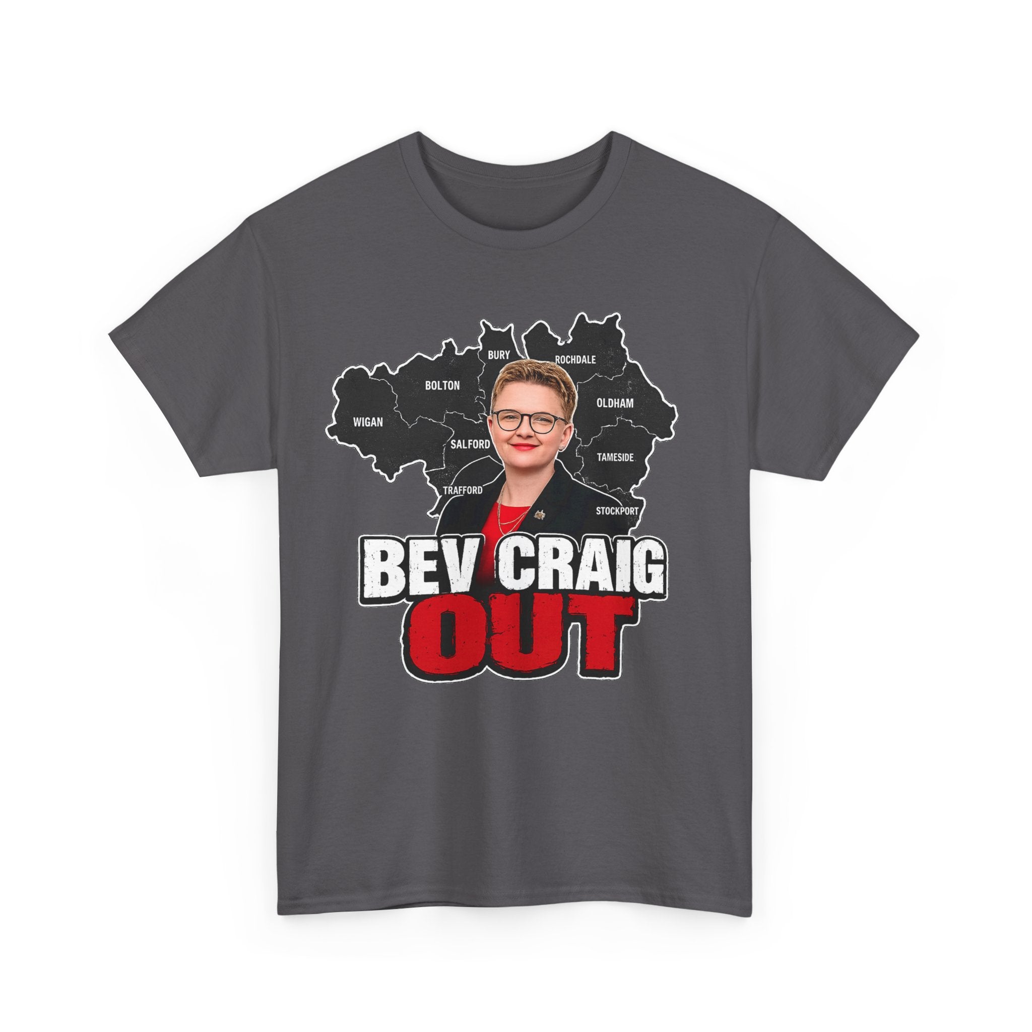 Bev Craig Out Greater Manchester Mayor Tee / T-Shirt