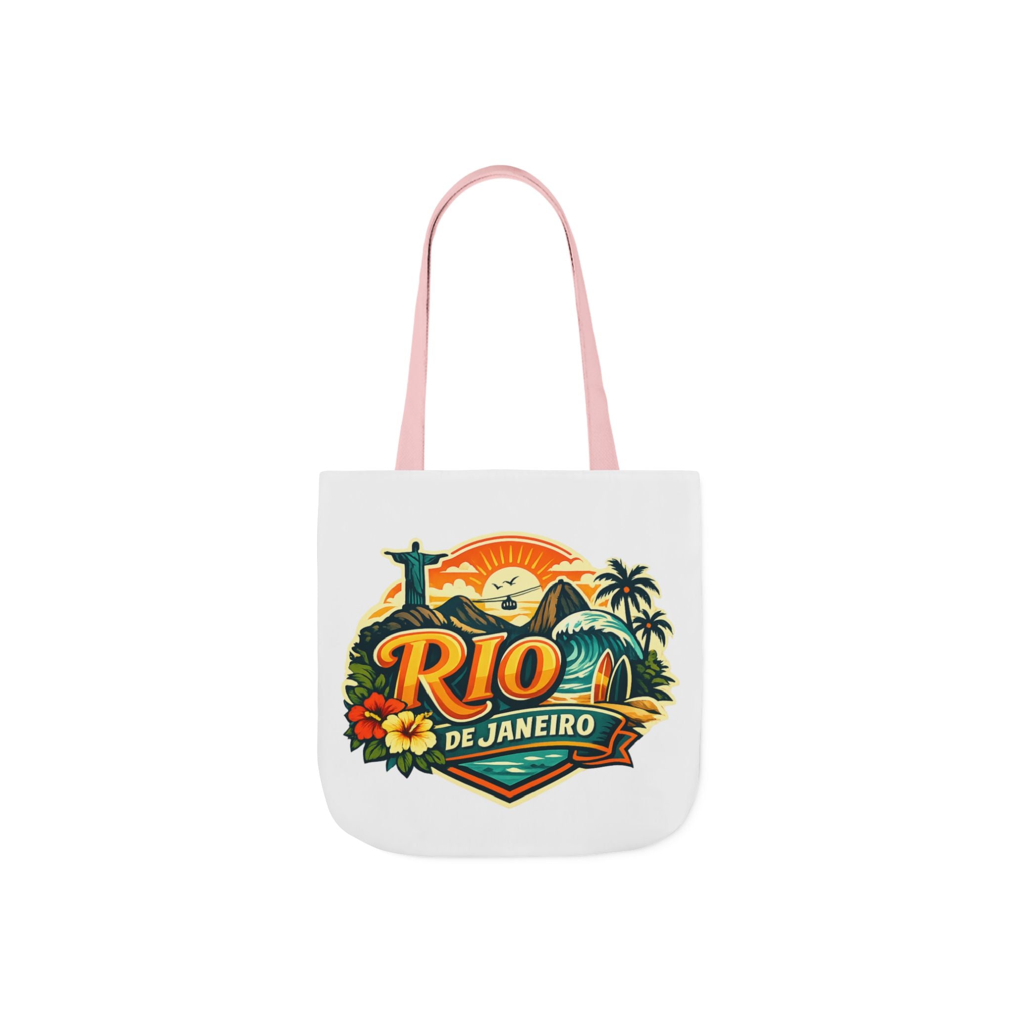 Rio de Janeiro Travel Tote — Retro Beach Canvas Bag