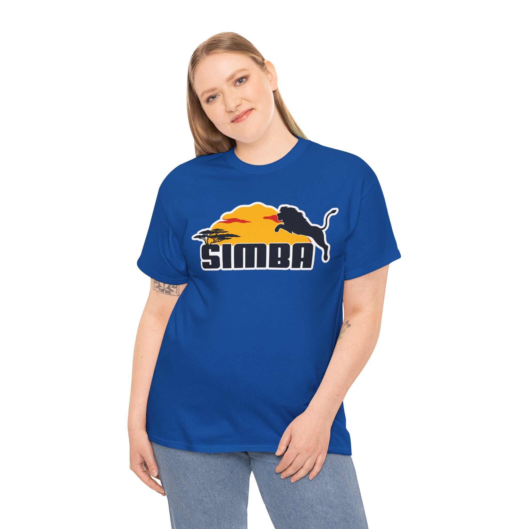 Simba Sunset Graphic Tee — Lion Silhouette Safari T-Shirt