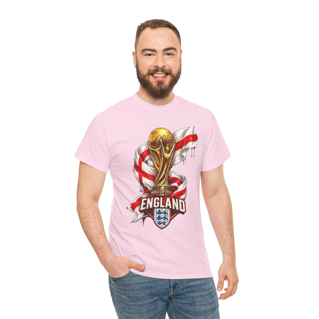 England World Cup Trophy T‑Shirt — St George's Cross Football Fan Tee