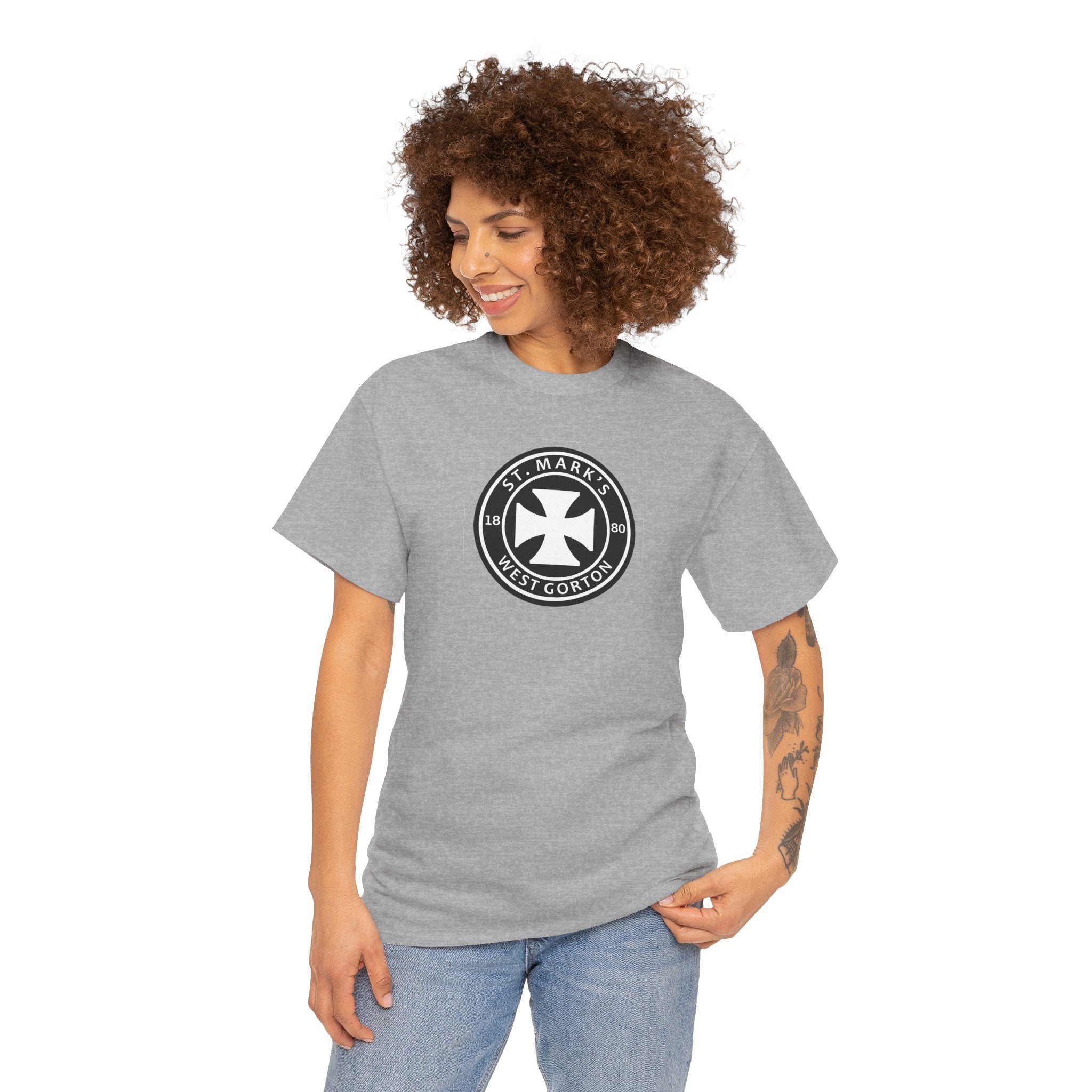 St. Marks West Gorton Cross Logo Tee