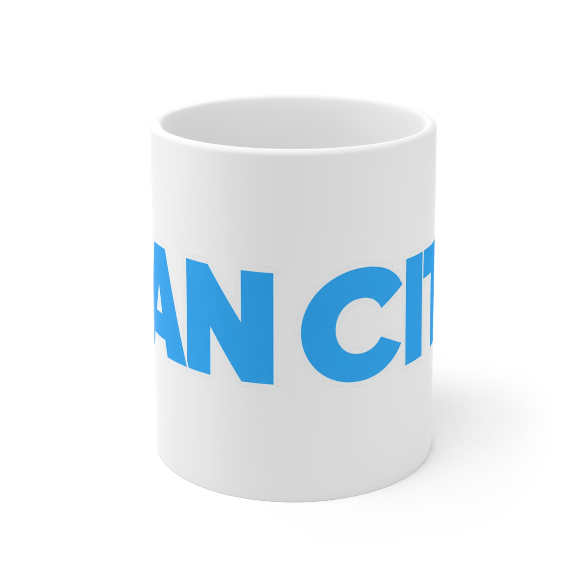 Man City Blue Logo Coffee Mug — Ceramic 11oz & 15oz