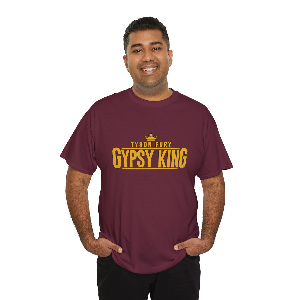 T-Shirt — "Gypsy King" Retro Crown Boxing Tribute Tee