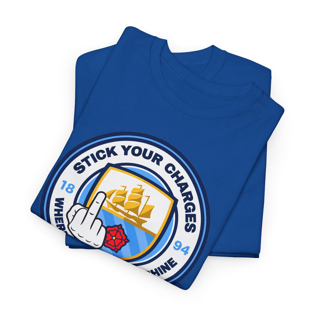 Manchester City "Stick Your Charger Where the Sun Don't Shine" Cotton t-shirt
