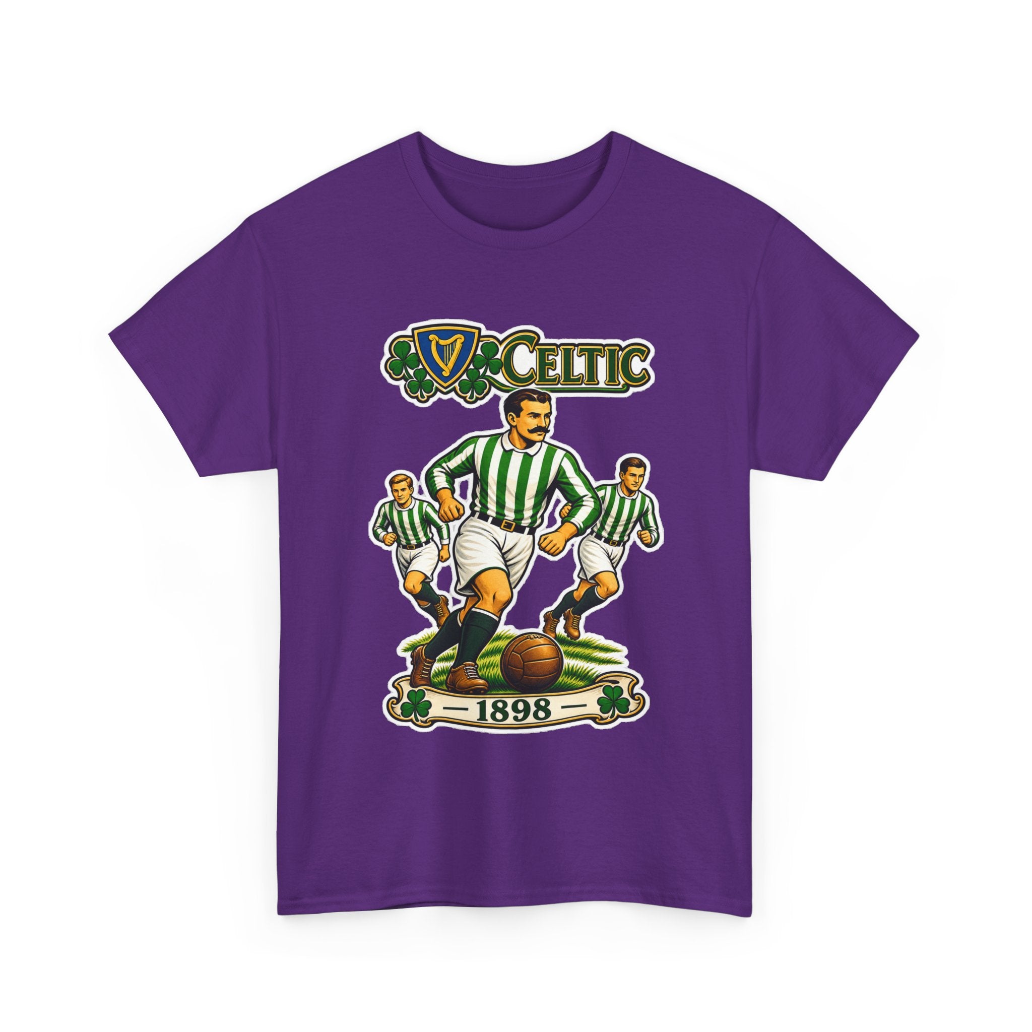 Celtic Football Retro Players Tee — 1898 Vintage Soccer Shirt