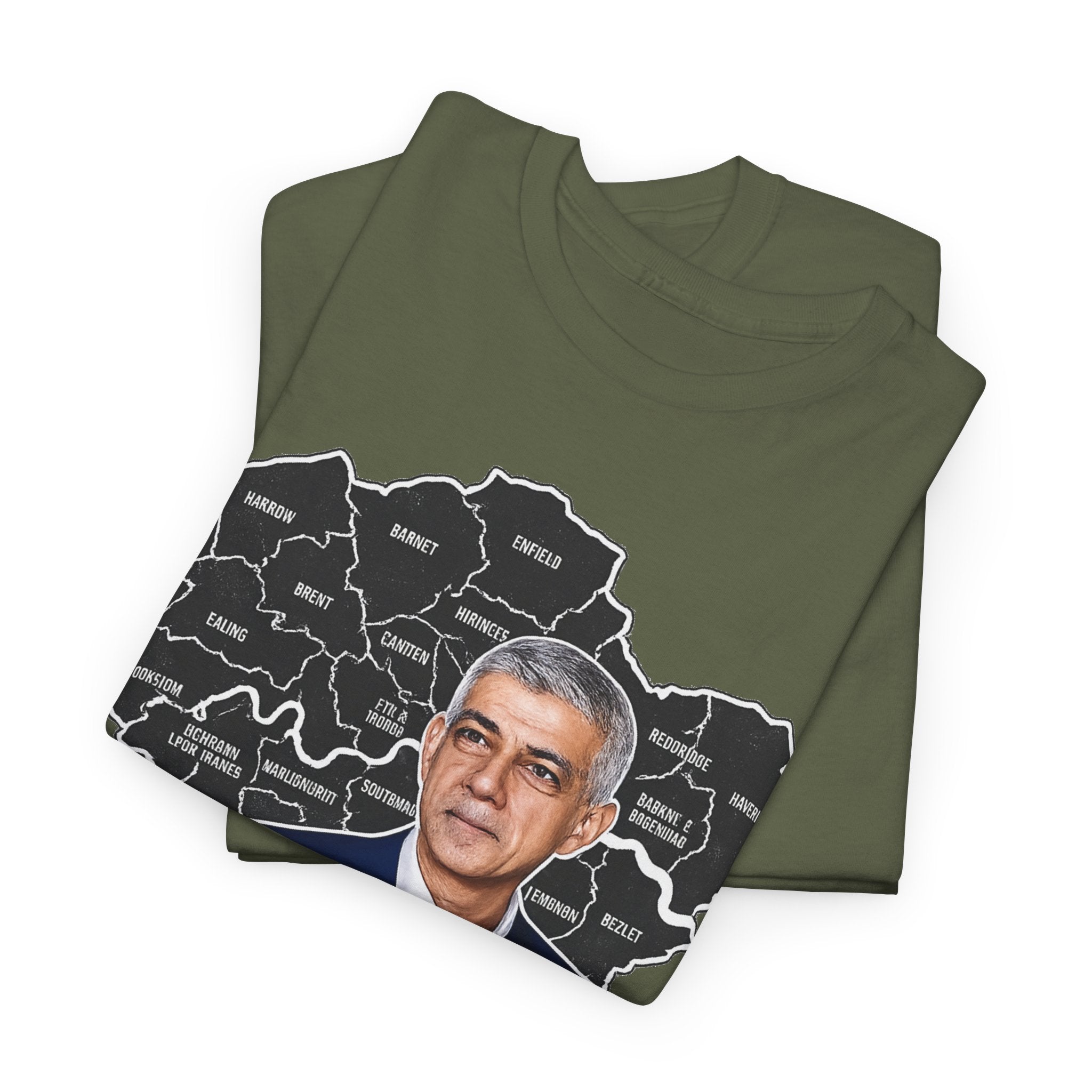Sadiq Khan Out" Political Protest Tee with Sadiq Khan Graphic T-Shirt