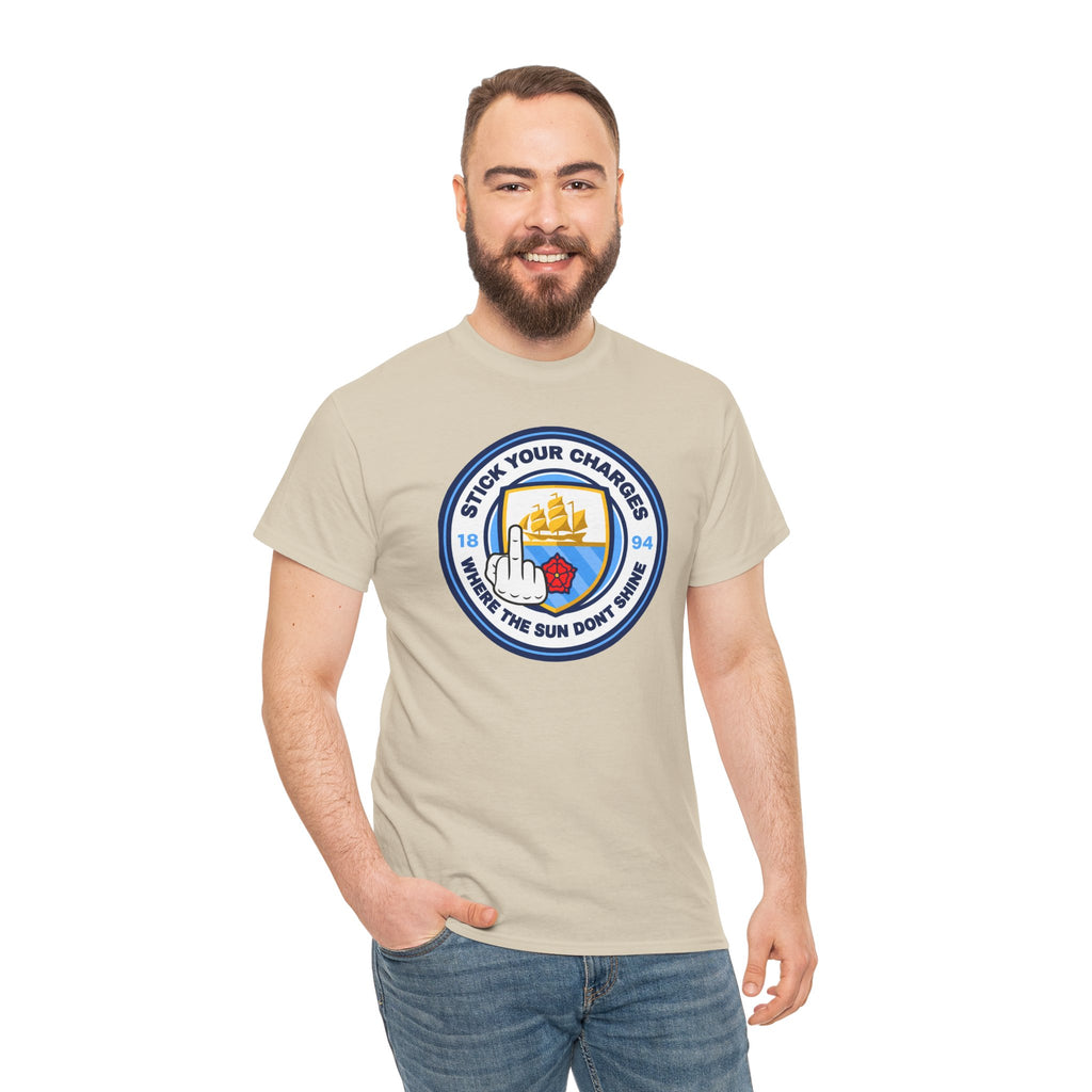Manchester City "Stick Your Charger Where the Sun Don't Shine" Cotton t-shirt
