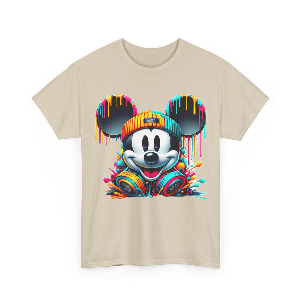 Mickey Graphic Tee — Colorful Street Art Mouse Character T-Shirt