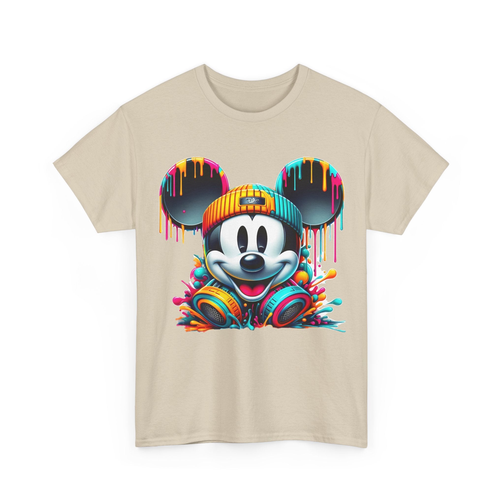 Mickey Graphic Tee — Colorful Street Art Mouse Character T-Shirt