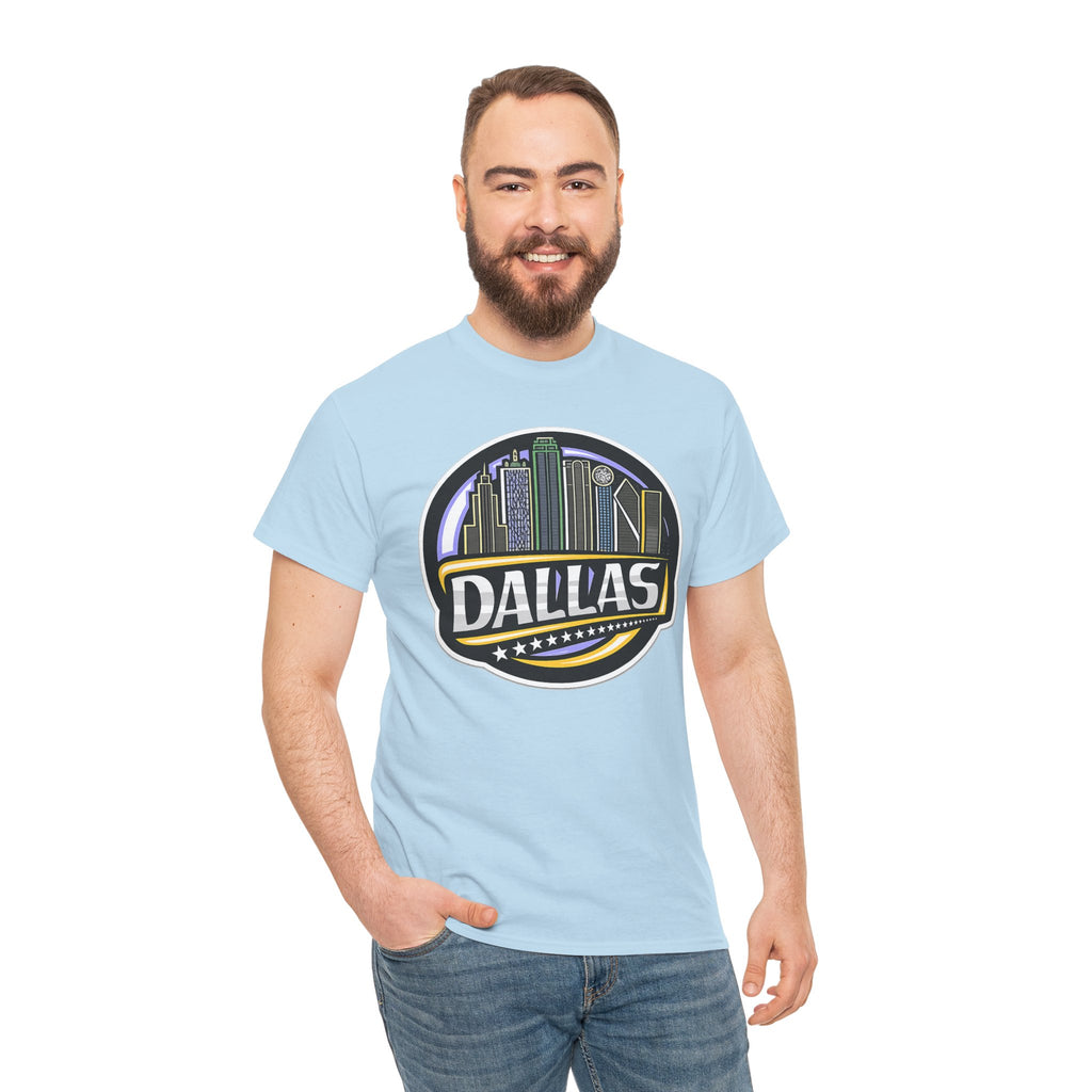 Dallas Skyline Tee — Vintage City Skyline Graphic T-Shirt
