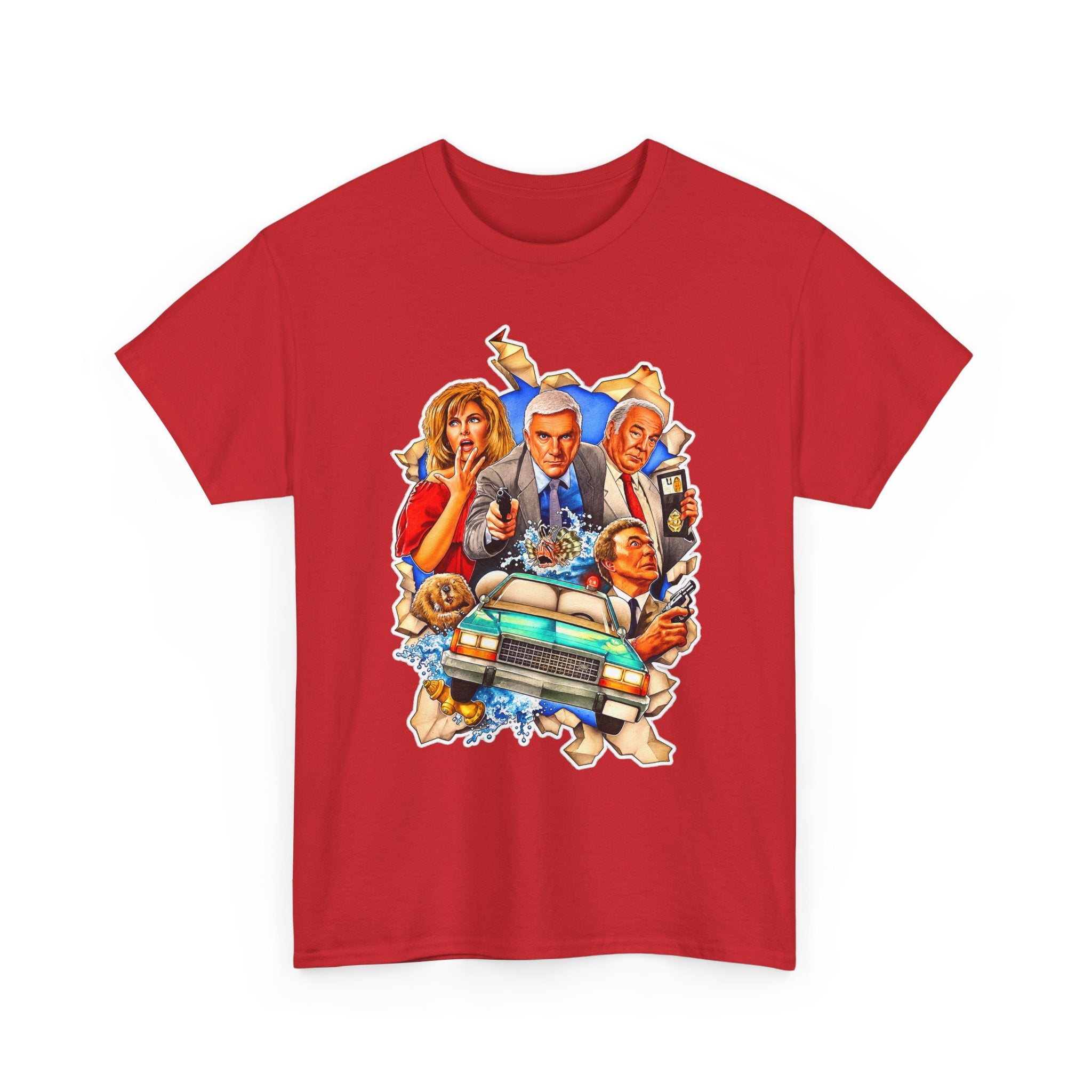 The Naked Gun / Police Squad Crime Comedy Movie Poster Cotton T-Shirt