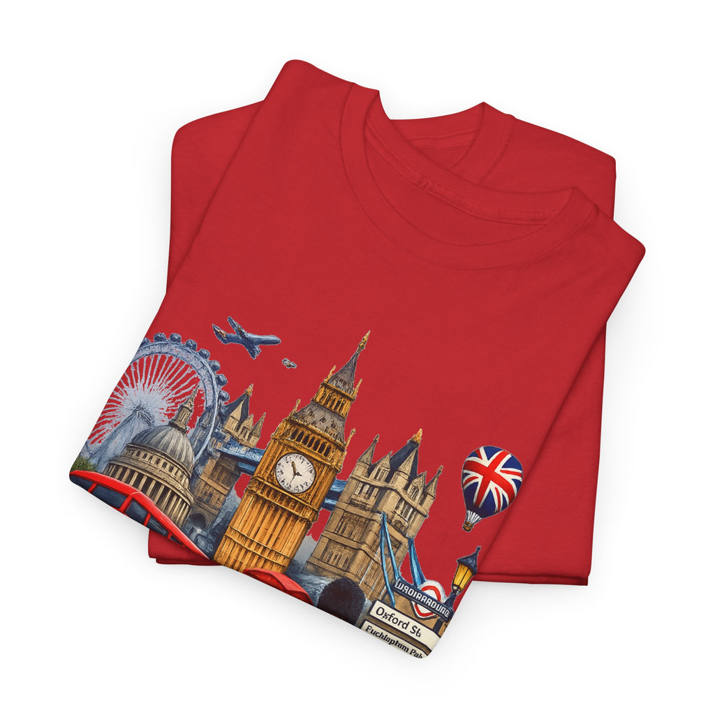 London Landmarks T‑Shirt — British Icons Collage Tee