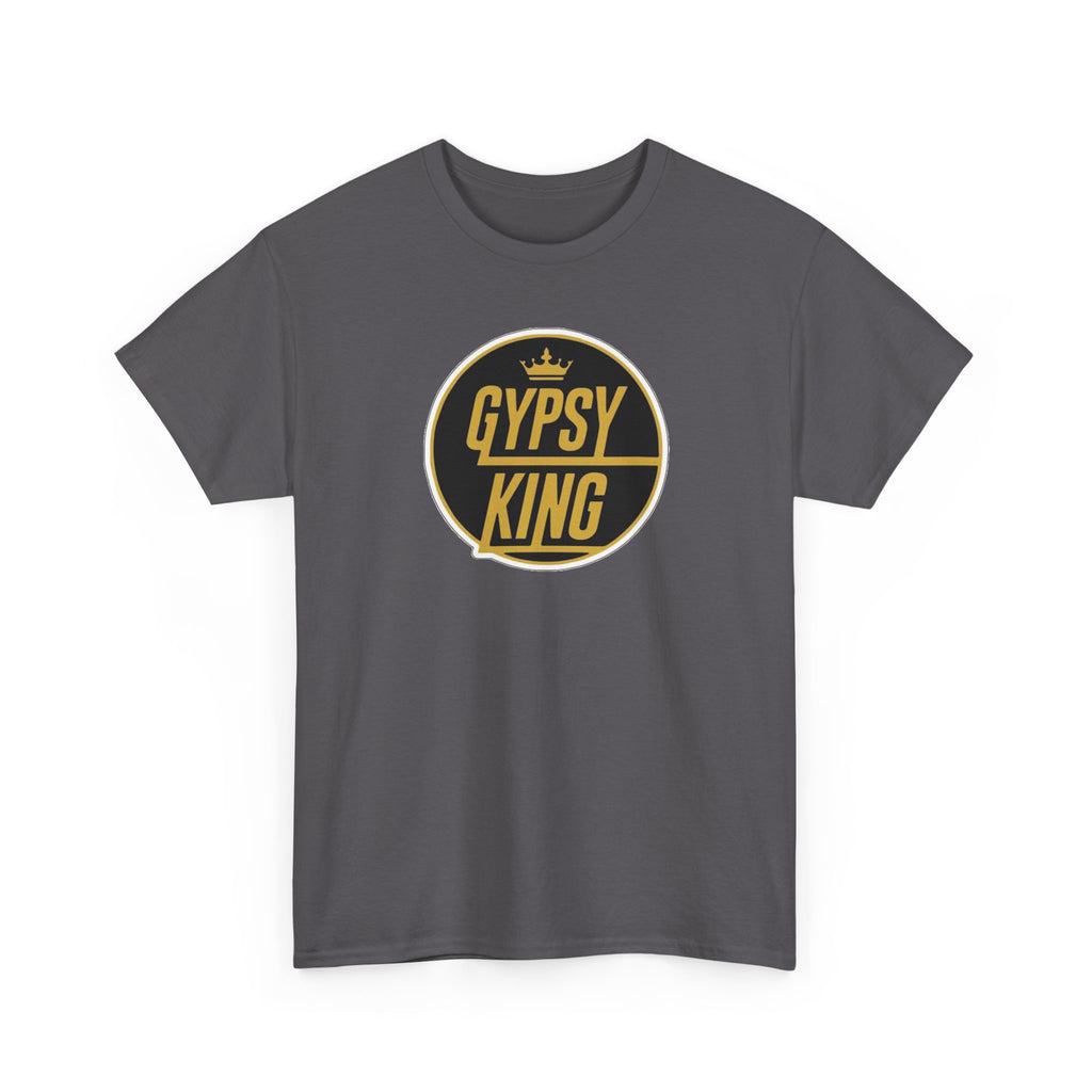 Gypsy King Graphic Tee — Retro Black & Gold Crown Logo T‑Shirt