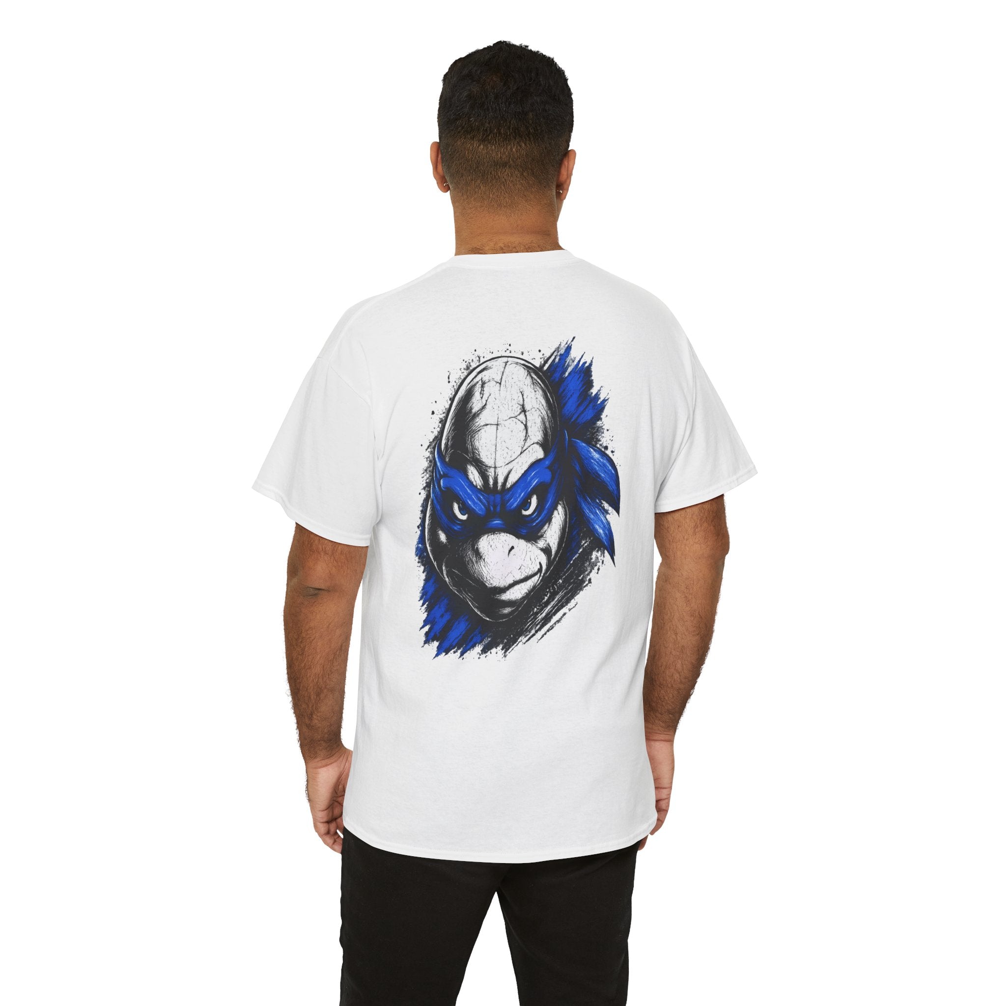 TMNT Leonardo Graphic Tee — Blue Mask Turtle T-Shirt
