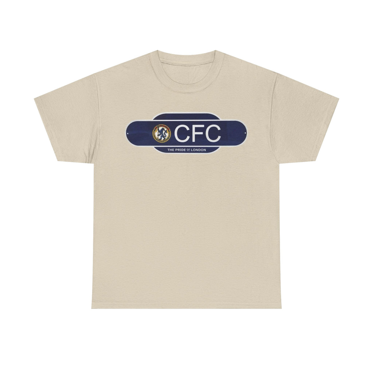 Chelsea Railway Sign Crest Logo T‑Shirt — Retro Football Badge Tee