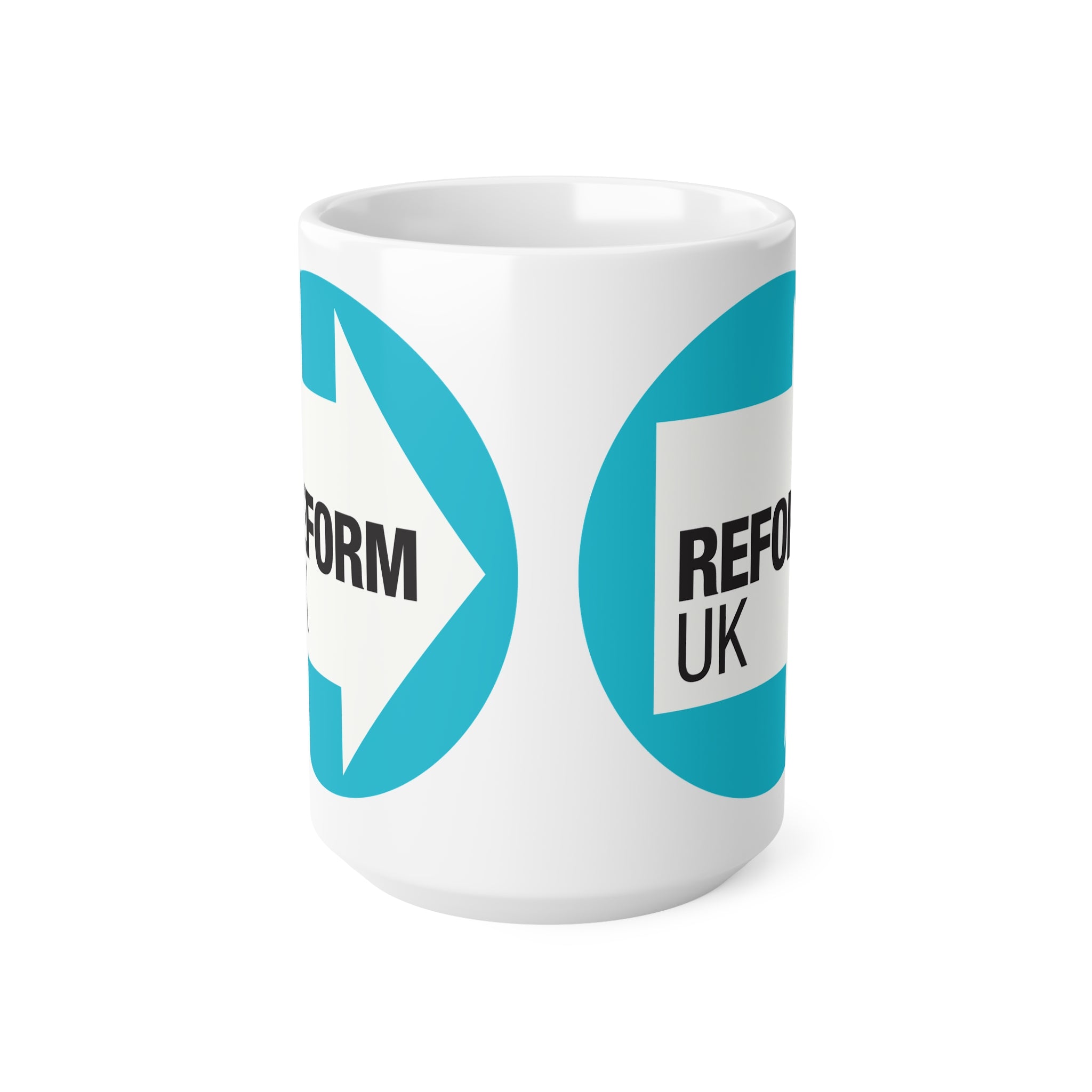 Reform UK Logo Mug — Ceramic Coffee Cup (11oz & 15oz)