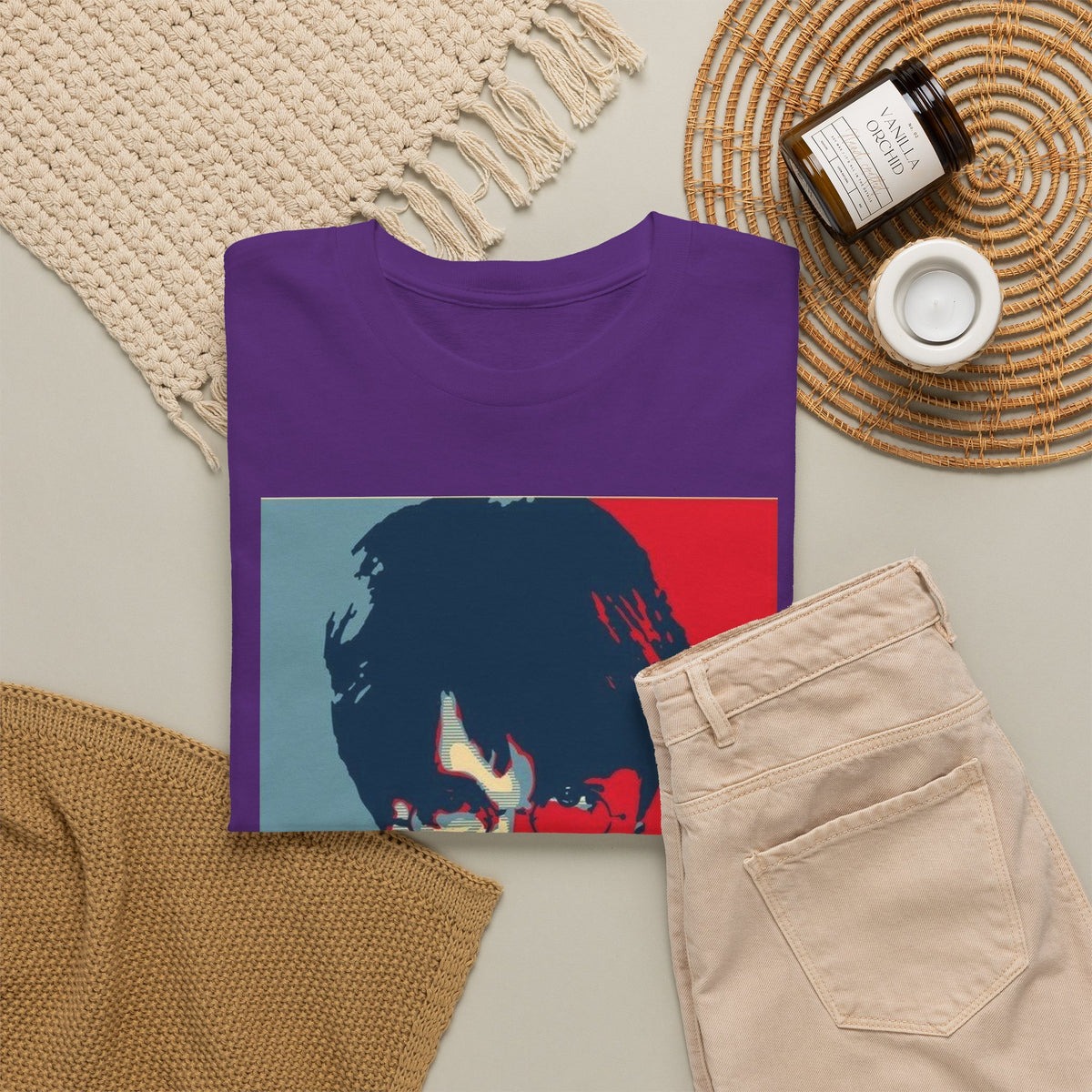 Harry Potter Inspired Vintage Wizard Portrait Cotton T‑Shirt — 'Potter' Graphic Tee