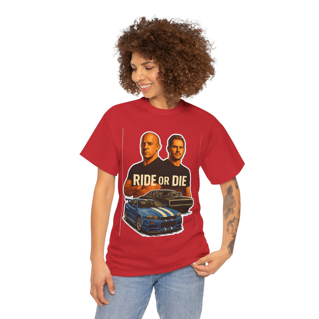 Ride or Die Street Racing Graphic Cotton Tee