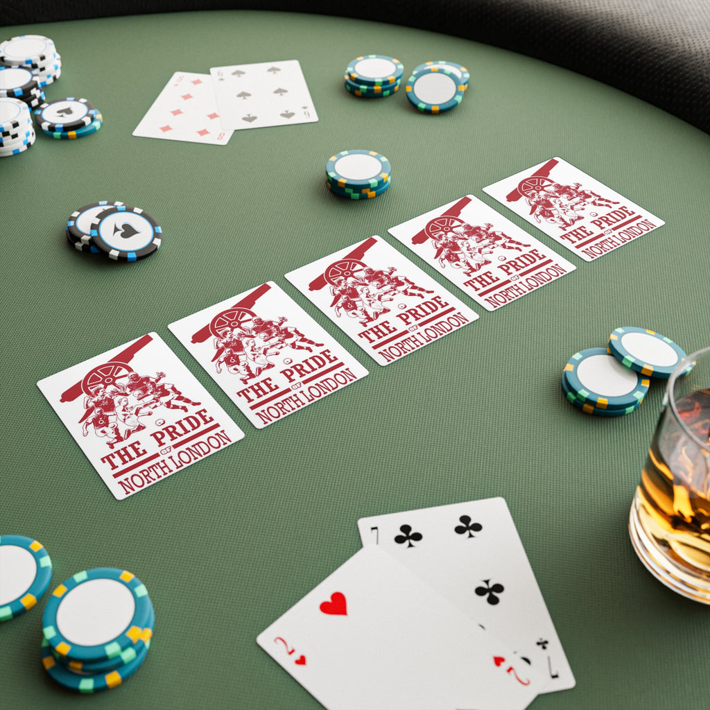 Arsenal The pride of North London Playing / Poker Cards