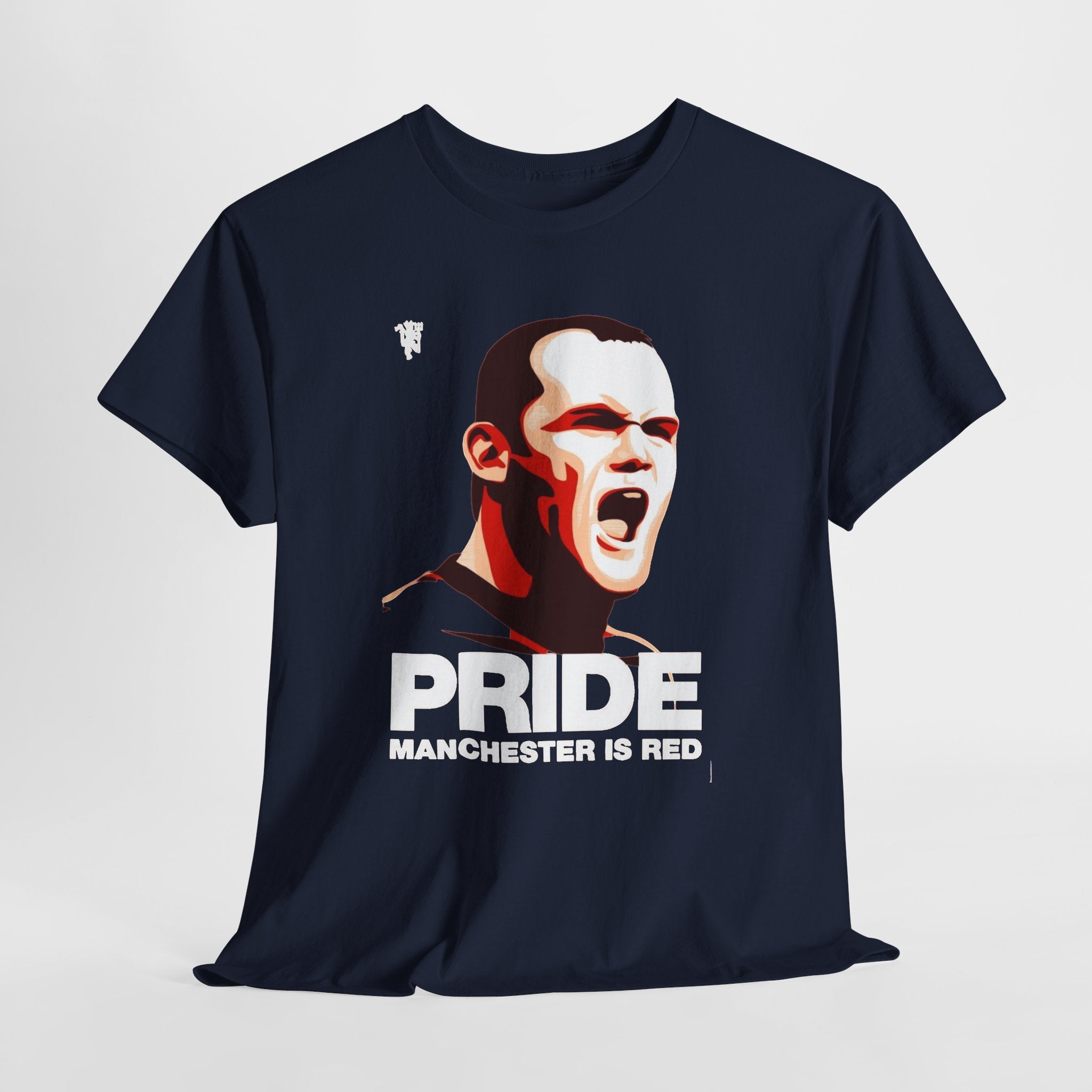 Manchester Pride Tee — “Pride Manchester Is Red” Football Fan Shirt