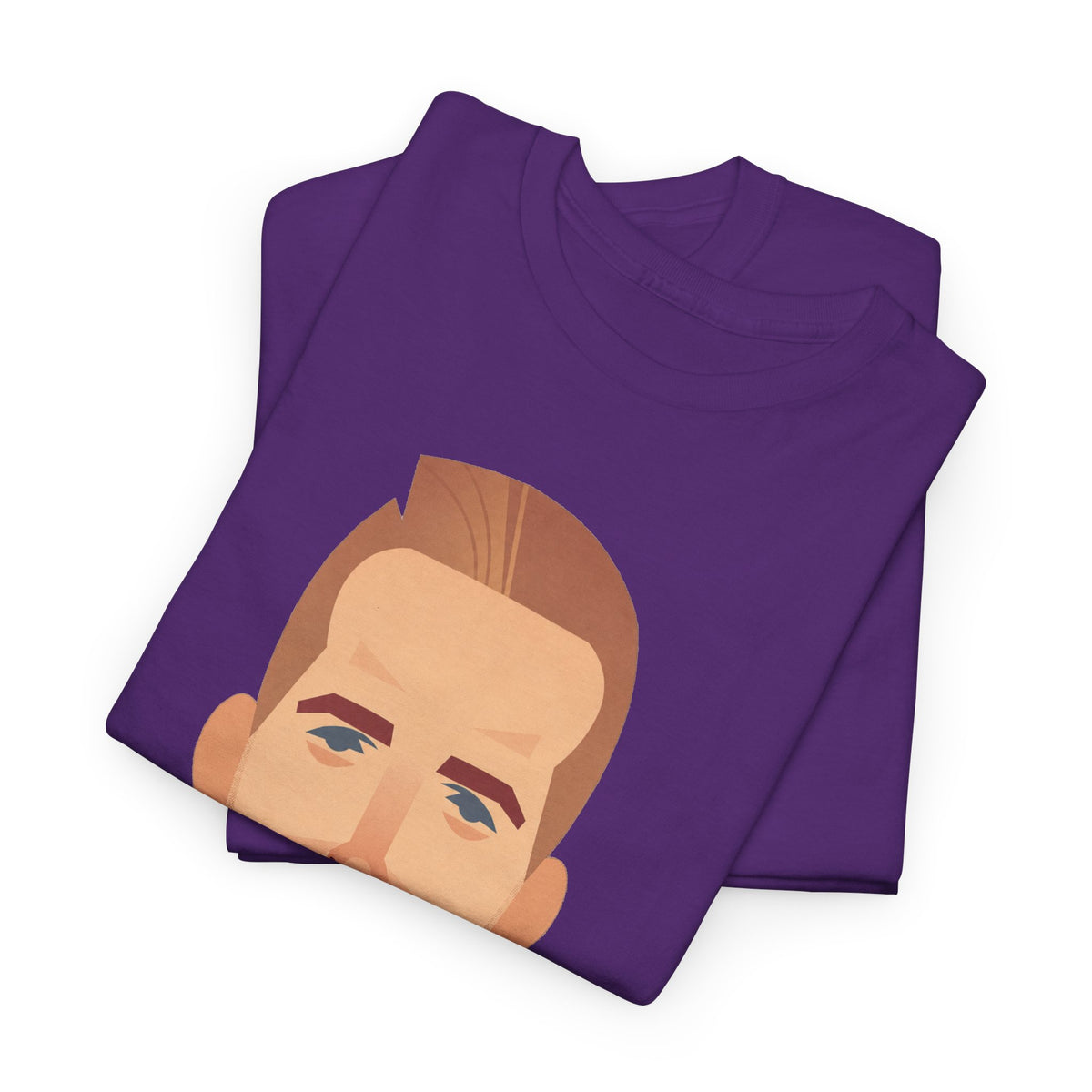 Harry Kane England Caricature Portrait Tee — Minimal Male Face Graphic Cotton T-Shirt