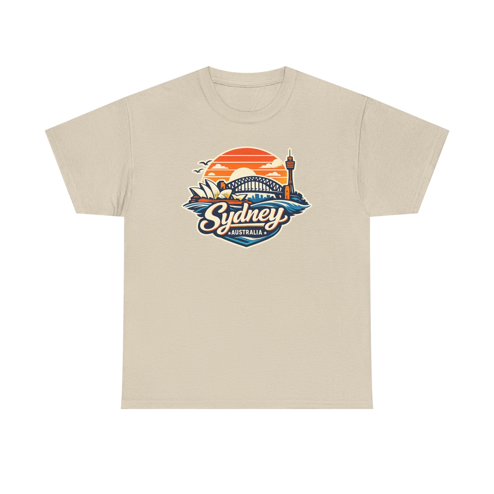 Sydney Australia Sunset Tee — Vintage Coastal Travel T‑Shirt