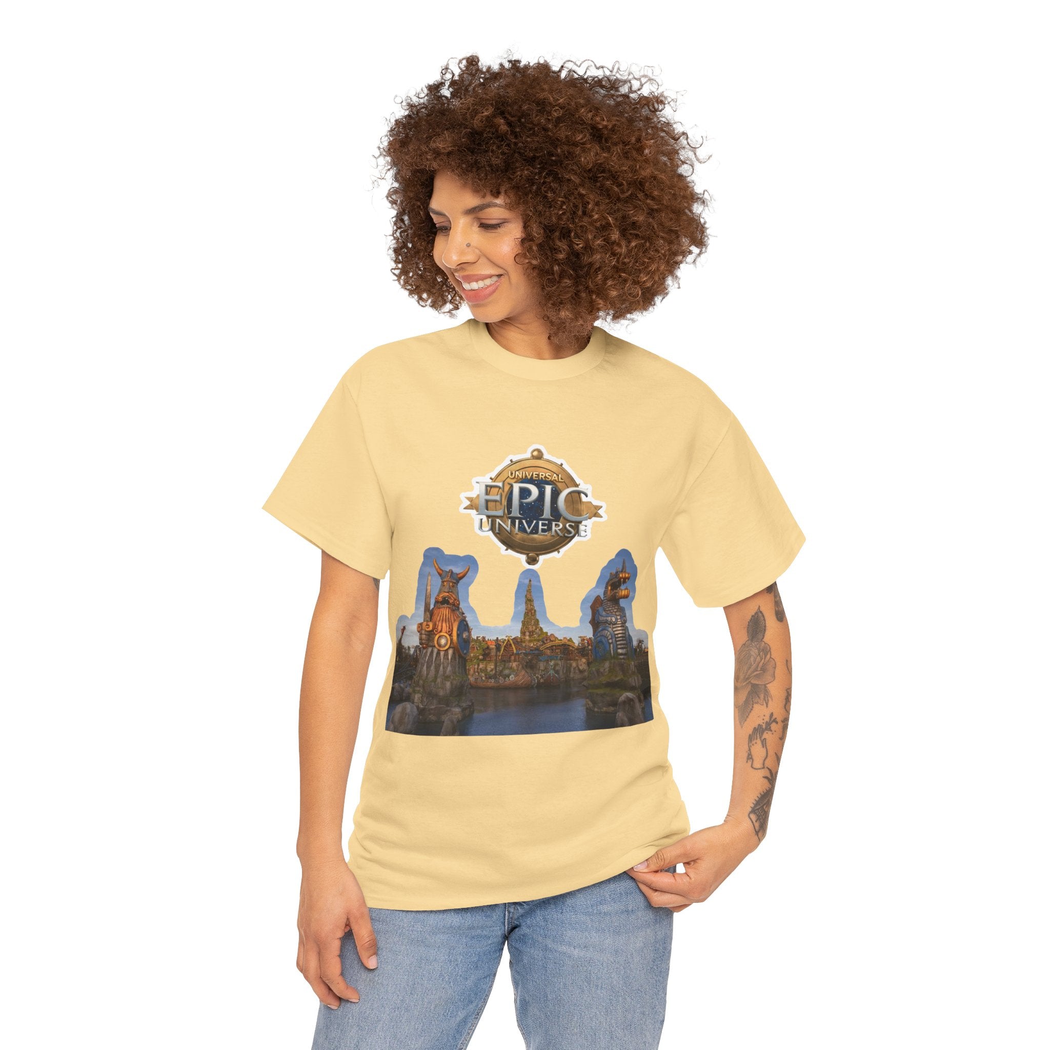 Epic Universe Theme Park T‑Shirt — Iconic Entrance Graphic Tee