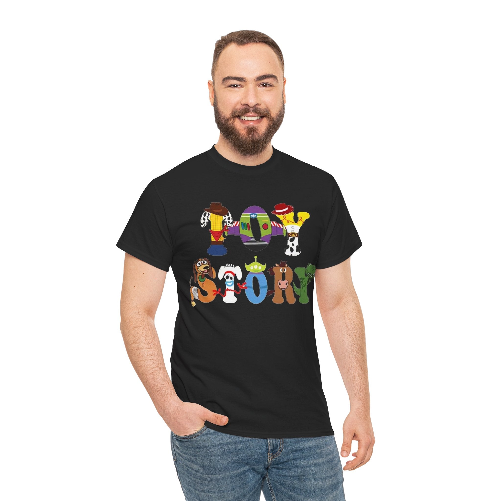 Toy Story Character Name Tee — "Toy Story" Graphic T-Shirt
