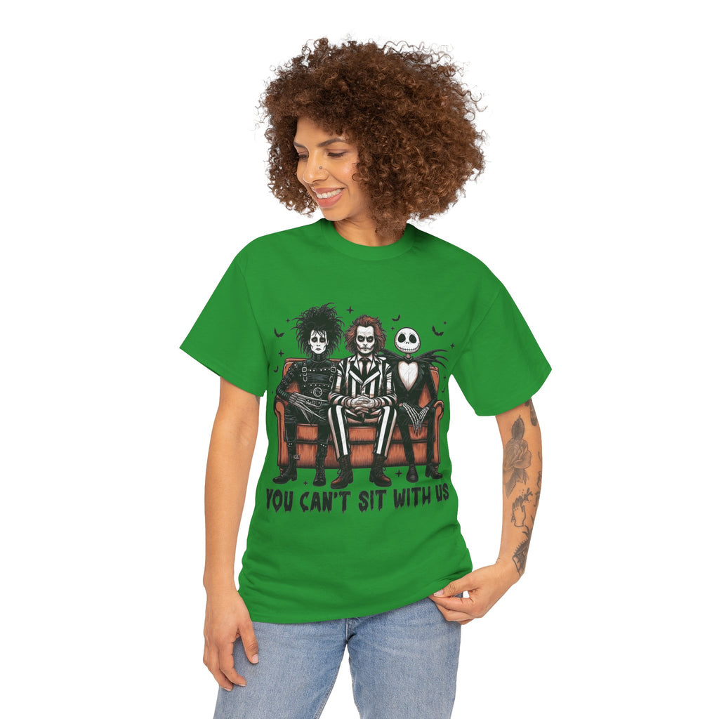 Johnny Depp Graphic Tee — 'You Can't Sit With Us' Halloween Horror Trio T-Shirt