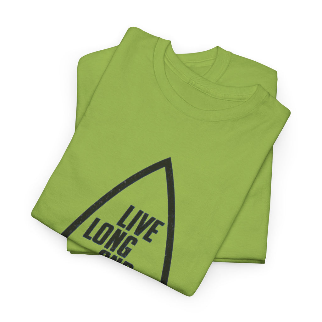 Live Long and Prosper T‑Shirt — Sci‑Fi Starfleet Insignia Tee