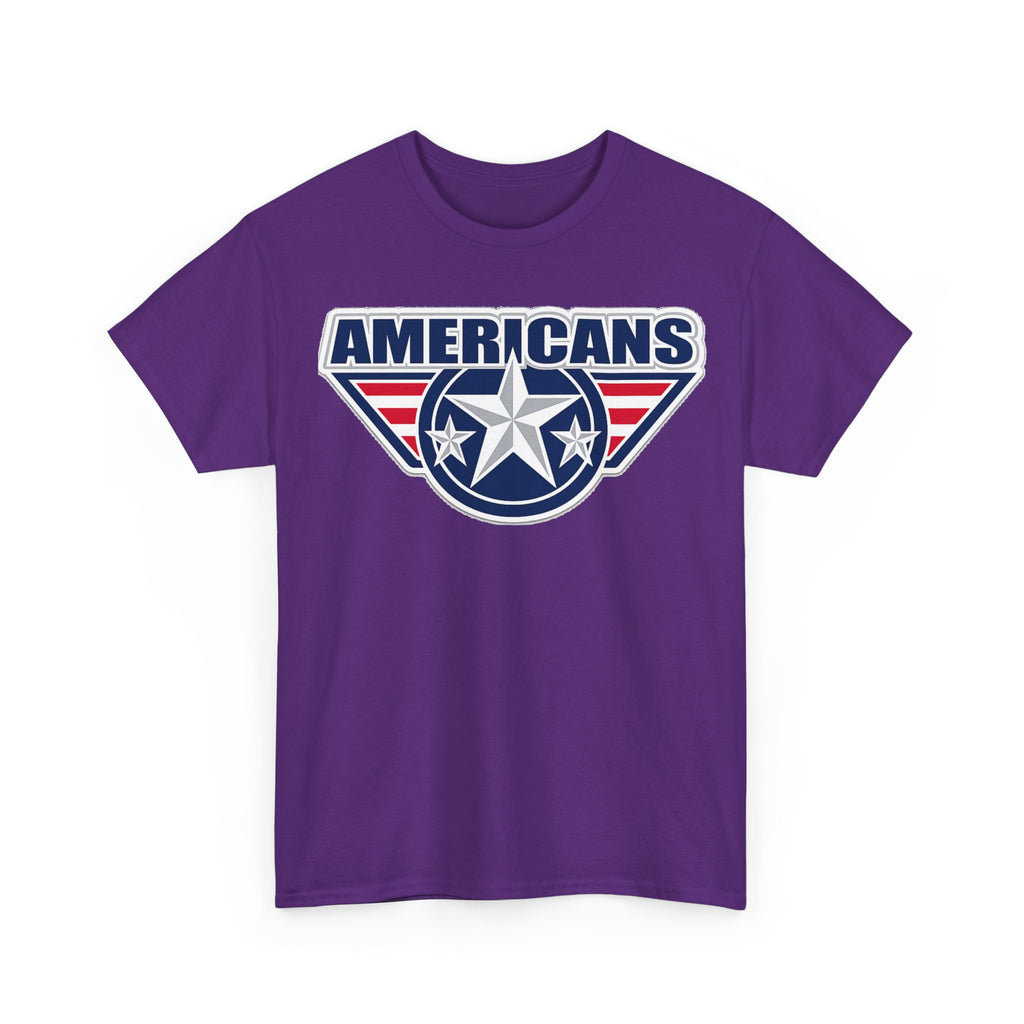 Americans Patriotic Star T‑Shirt — Red White Blue USA Graphic Tee