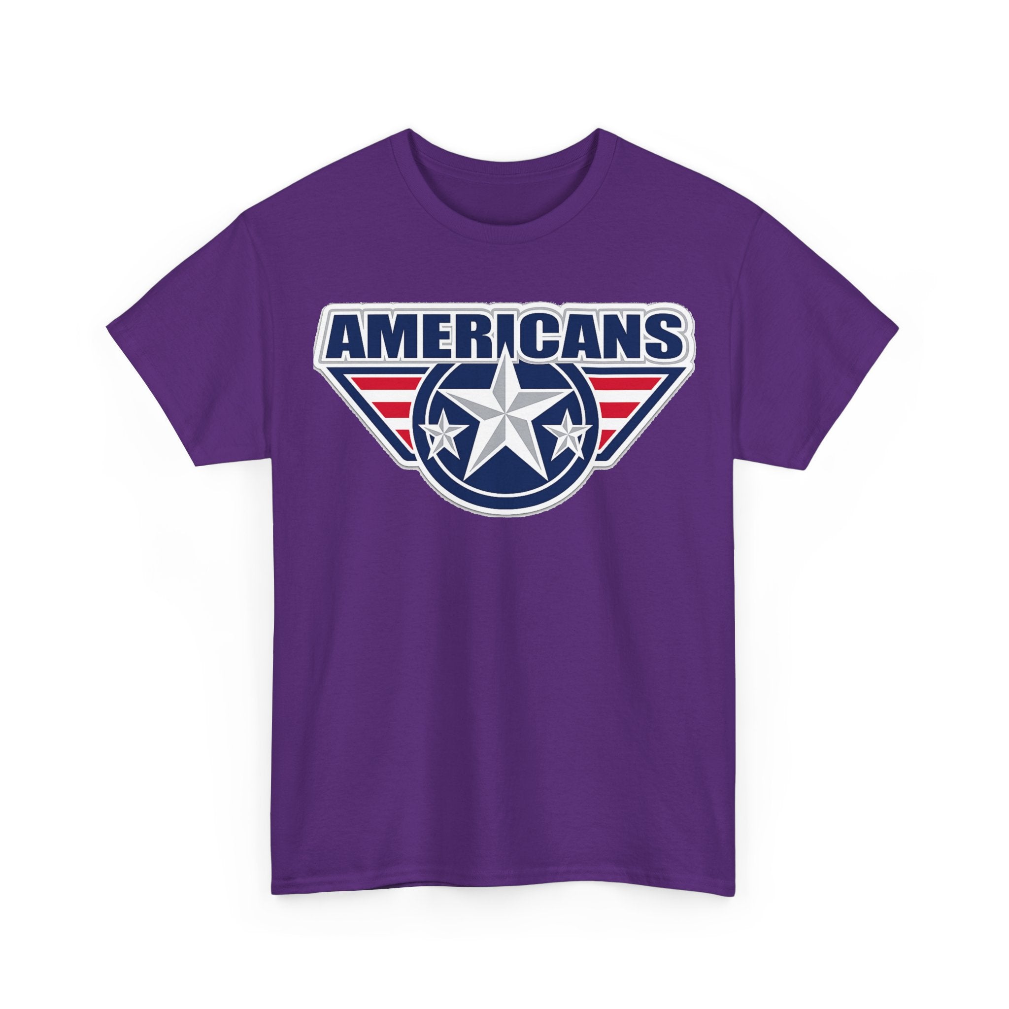 Americans Patriotic Star T‑Shirt — Red White Blue USA Graphic Tee