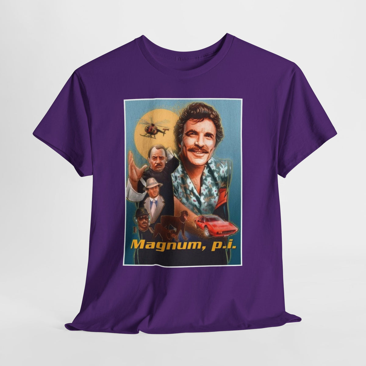 Magnum, P.I. Retro TV Show Inspired Cotton T-Shirt