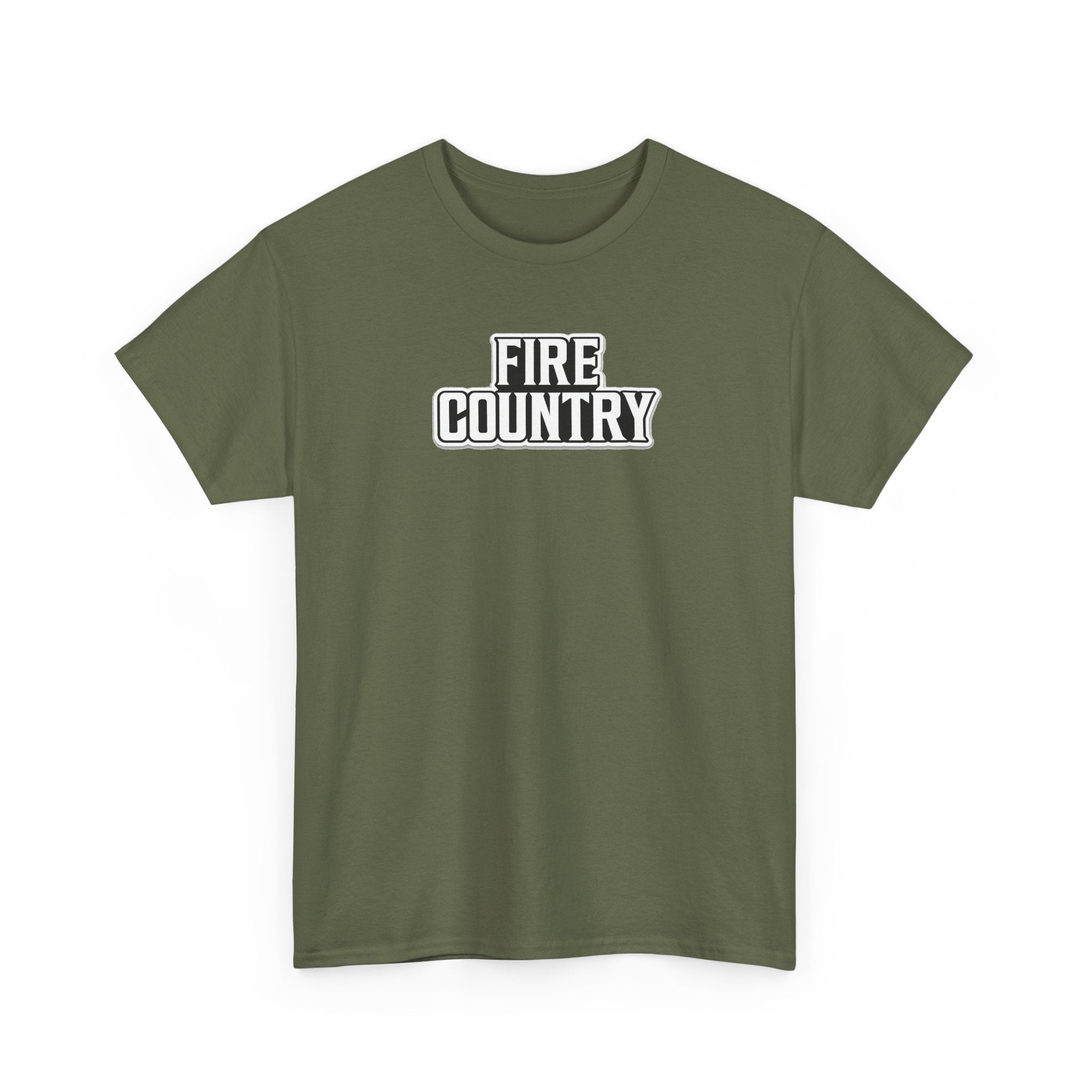 Fire Country Cotton T-Shirt — Bold Graphic Tee