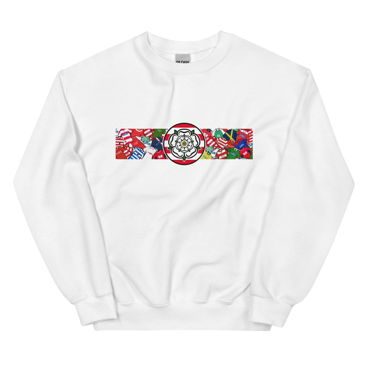 Doncaster Yorkshire Rose Retro Football Unisex Sweatshirt