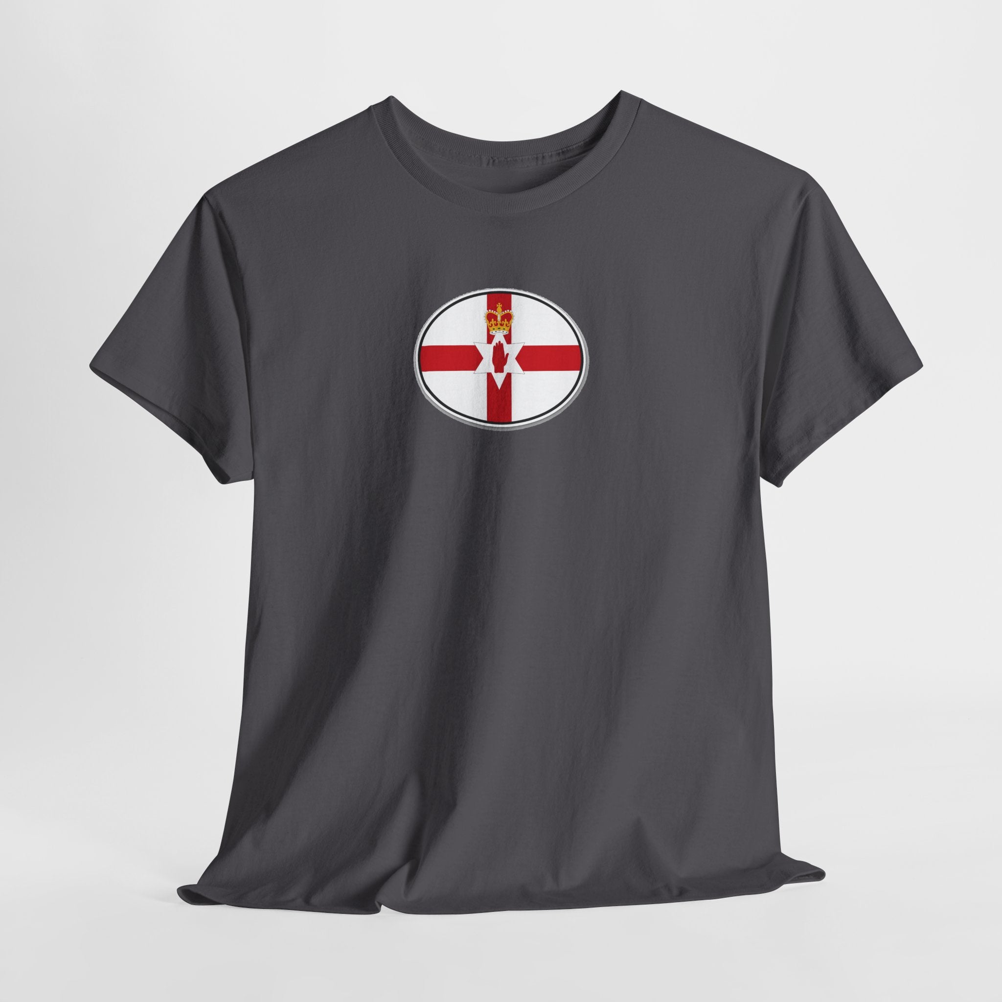 Northern Ireland Flag T‑Shirt — Small Oval Emblem Votton T-Shirt