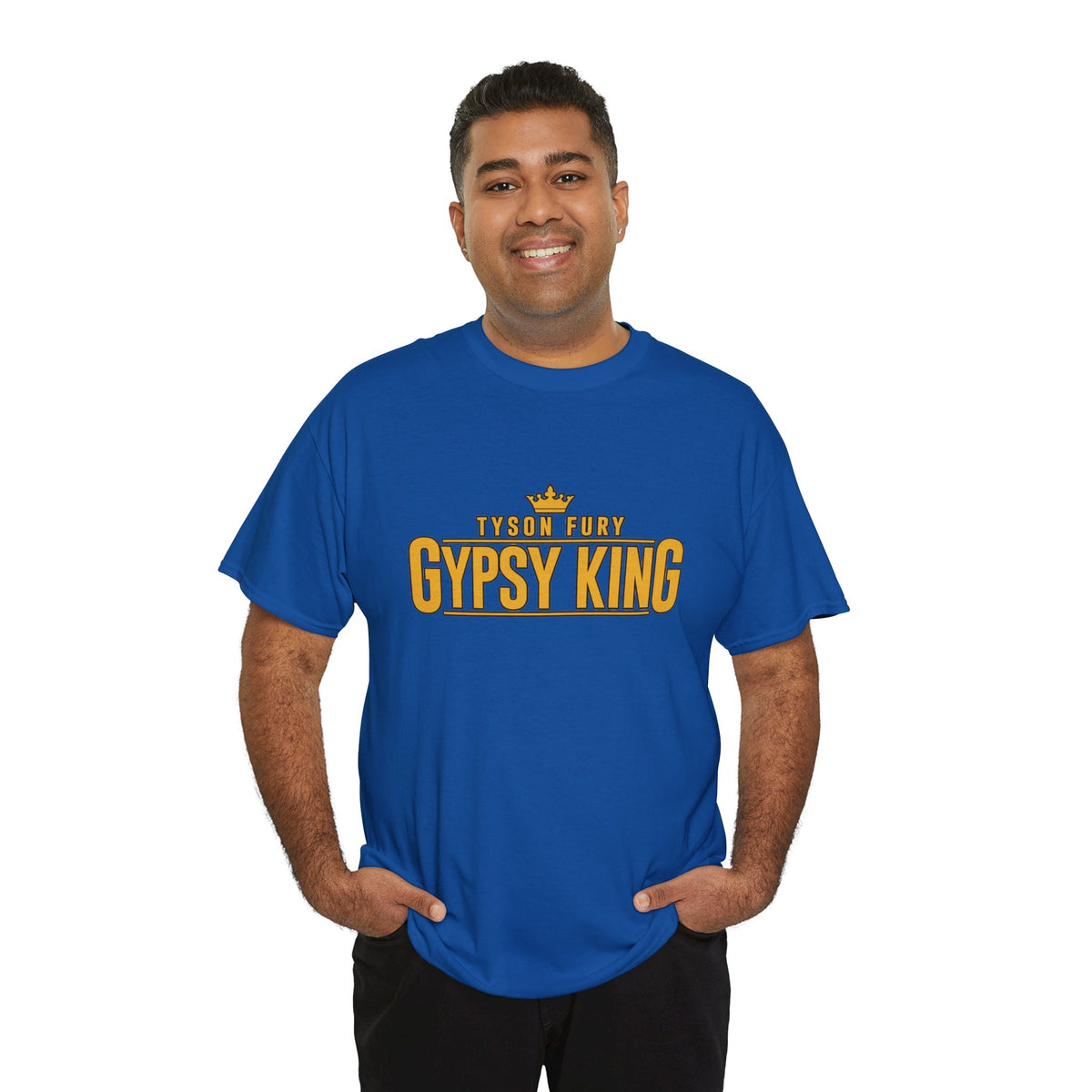 T-Shirt — "Gypsy King" Retro Crown Boxing Tribute Tee