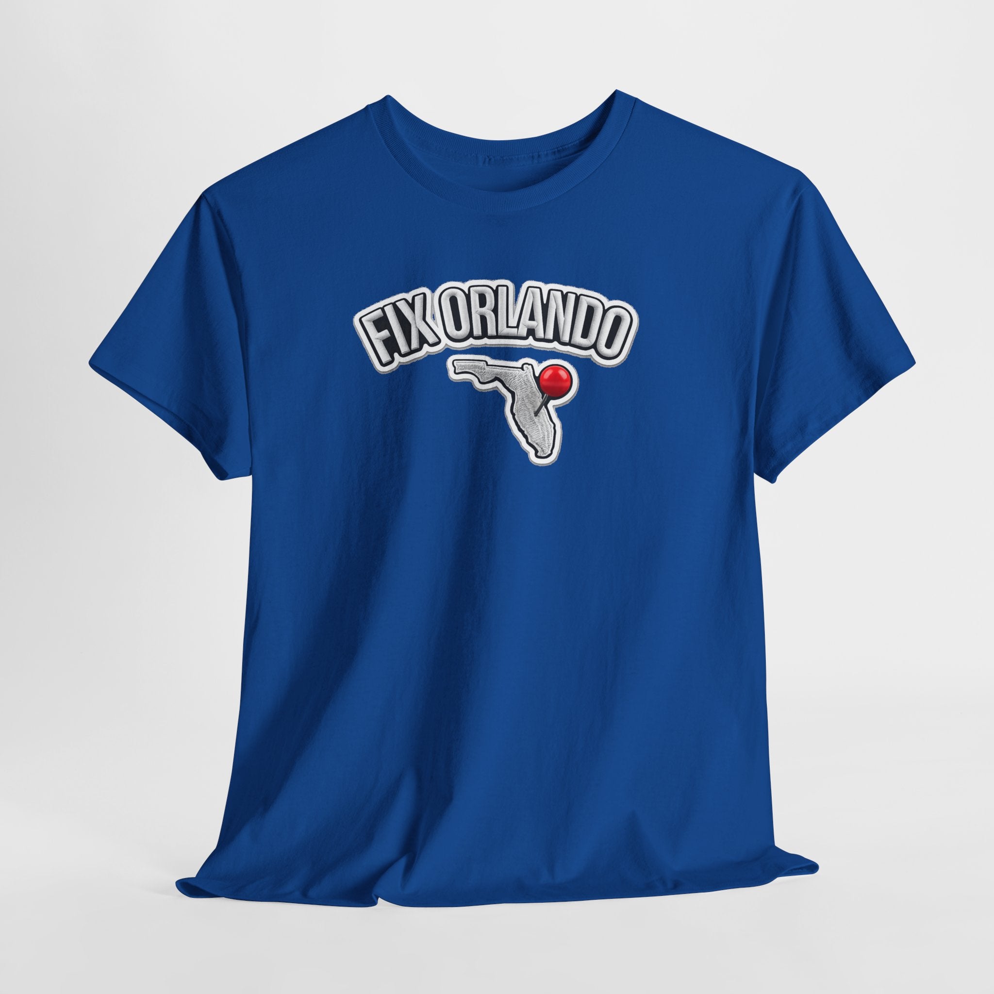 Fix Orlando T-Shirt — Florida Map with Bowling Pin Local Pride Tee