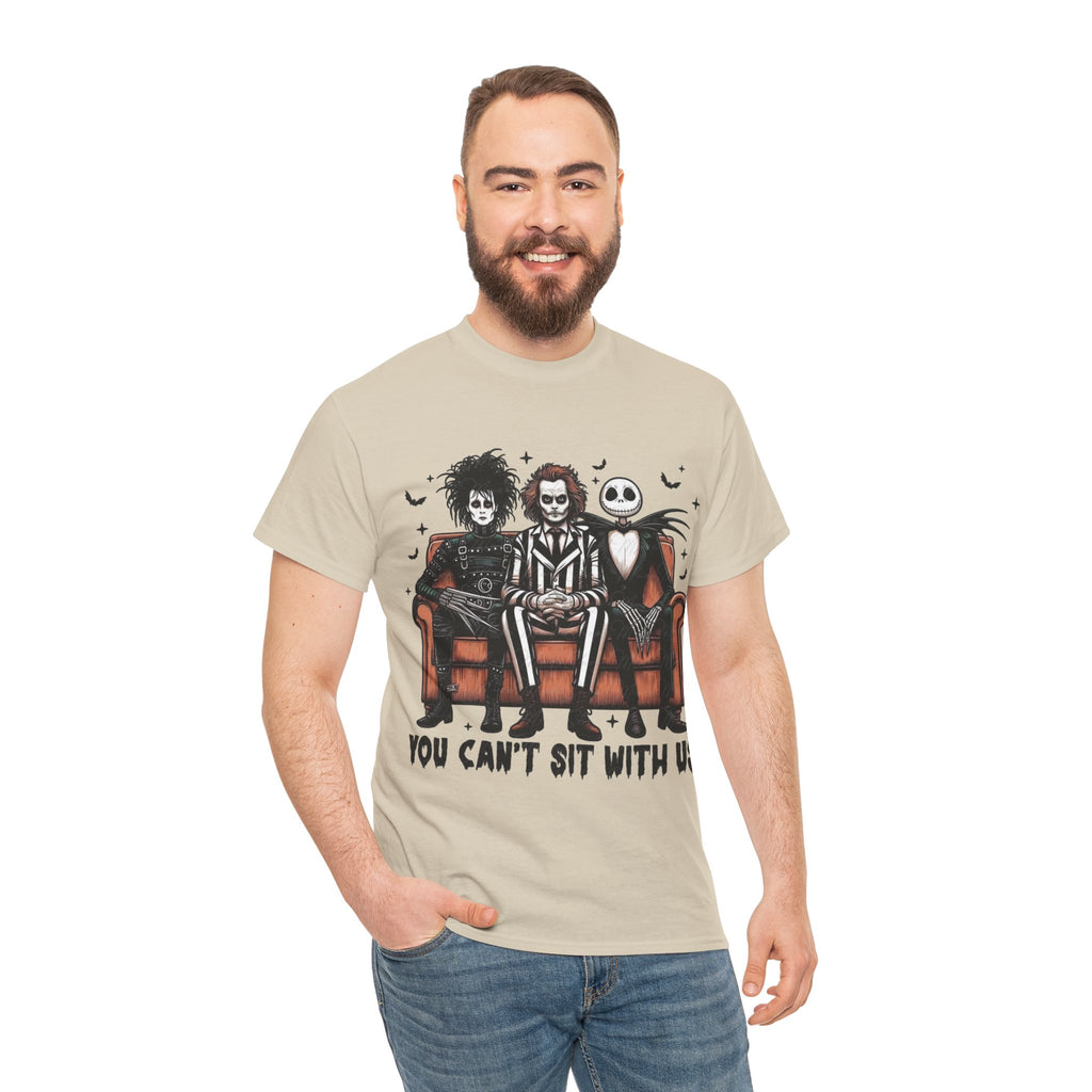 Johnny Depp Graphic Tee — 'You Can't Sit With Us' Halloween Horror Trio T-Shirt