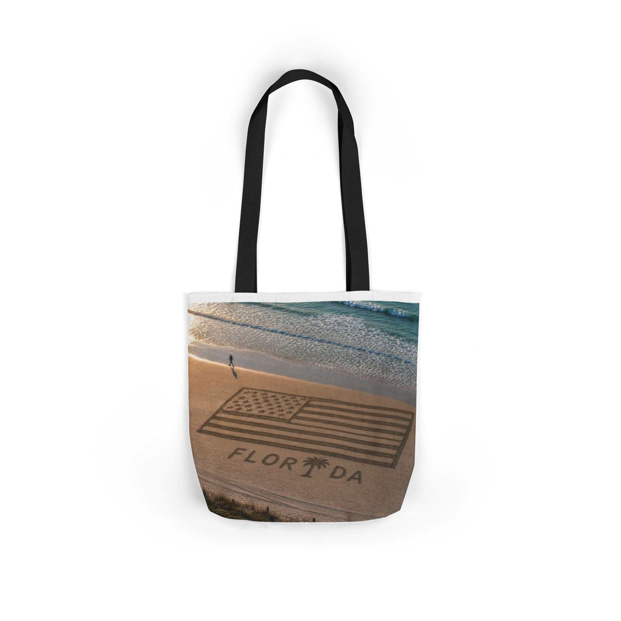 Florida Canvas Tote Bag, 5-Color Straps