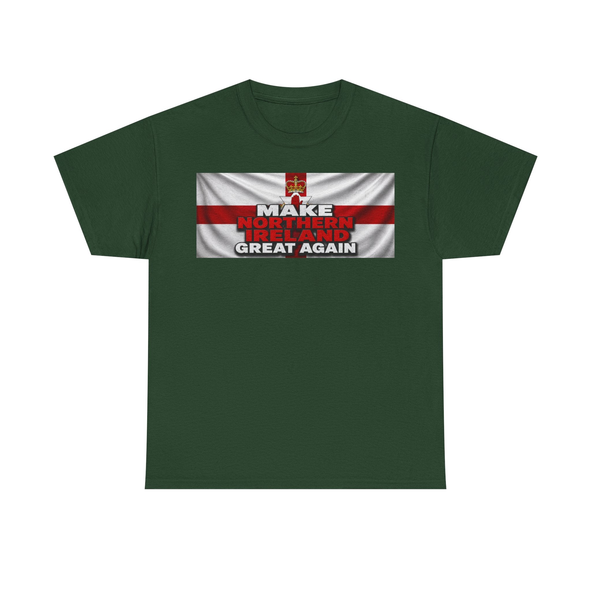 Northern Ireland Collage Tee — "Make Northern Ireland Great Again" Graphic T-Shirt