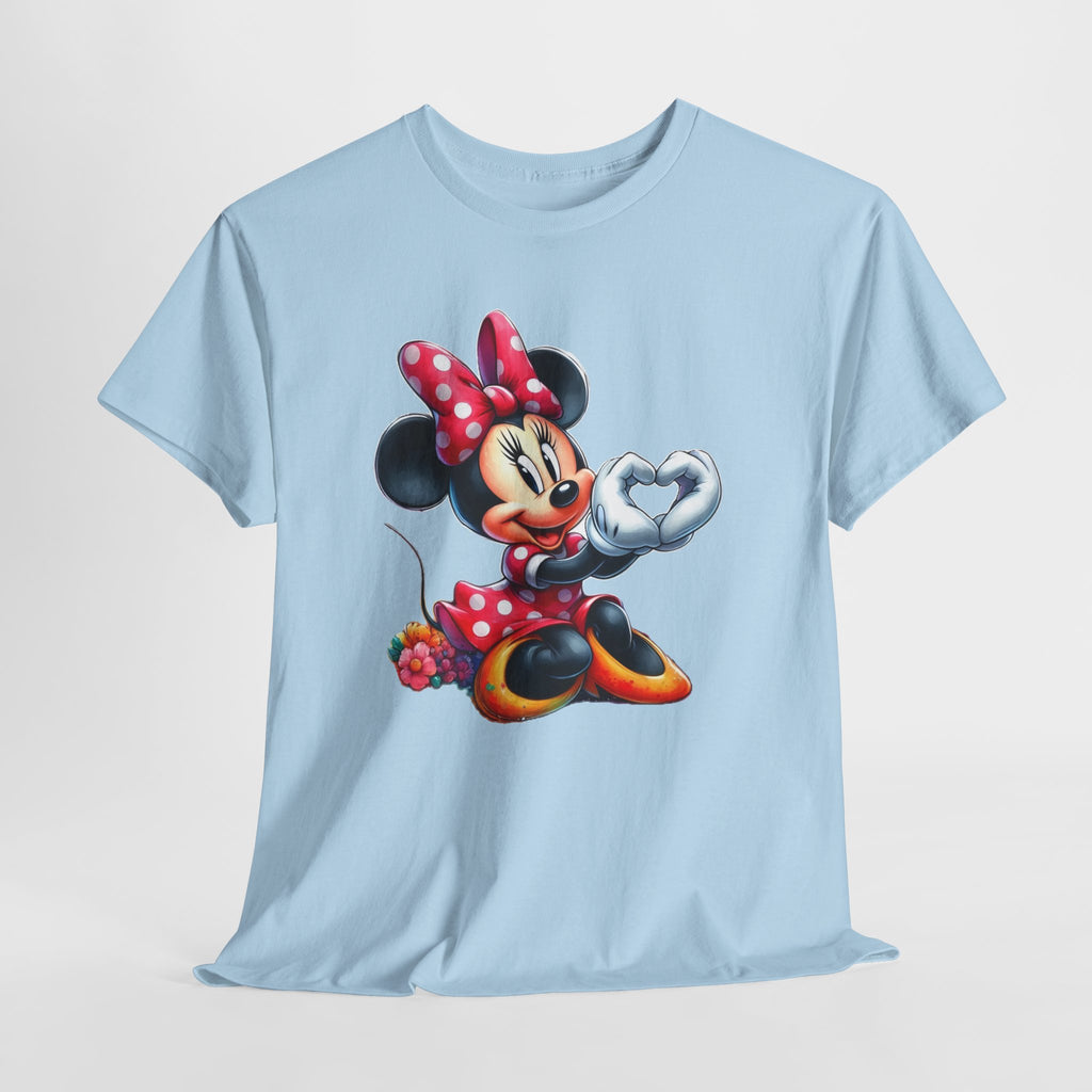 Minnie Mouse Character Heart Graphic Tee
